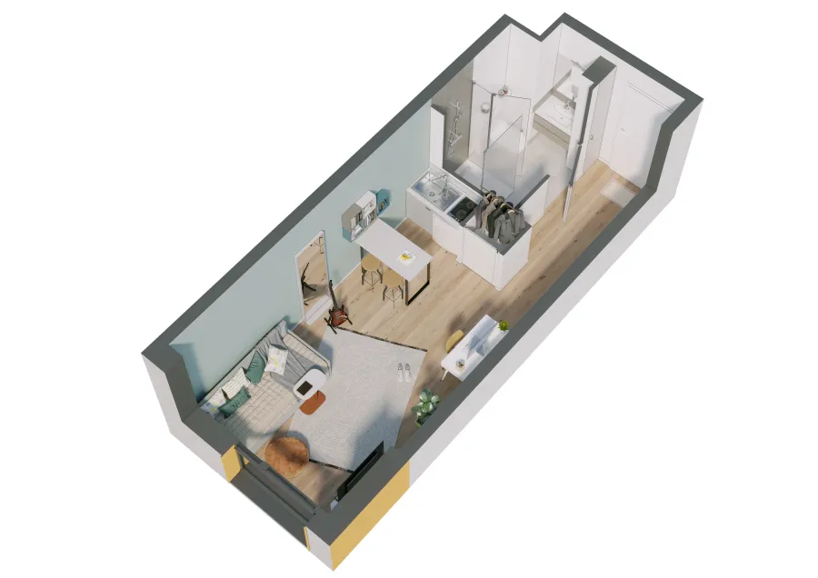 Investissez dans ce Studio à Dijon