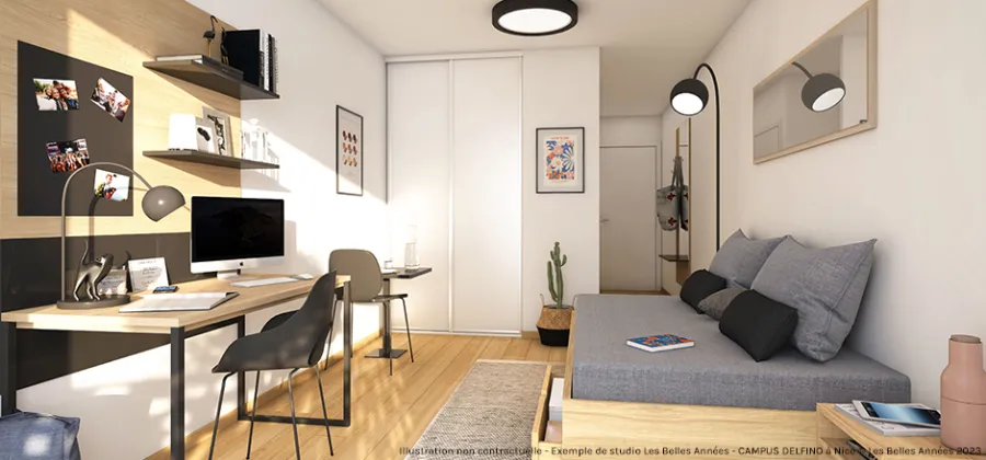 Un magnifique Studio de 18,40 m² stratégiquement situé dans Marseille 5 !  