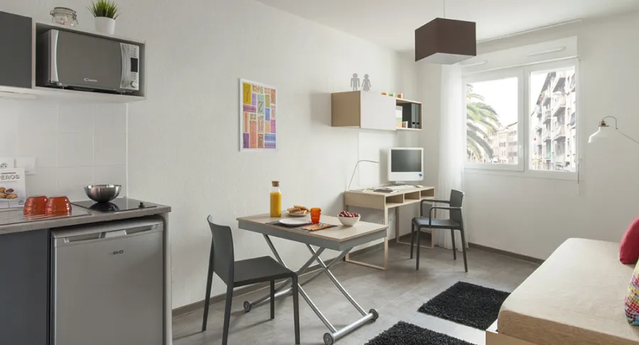 Studio de 18,90 m² à Marseille 5 : Revenus immédiats 