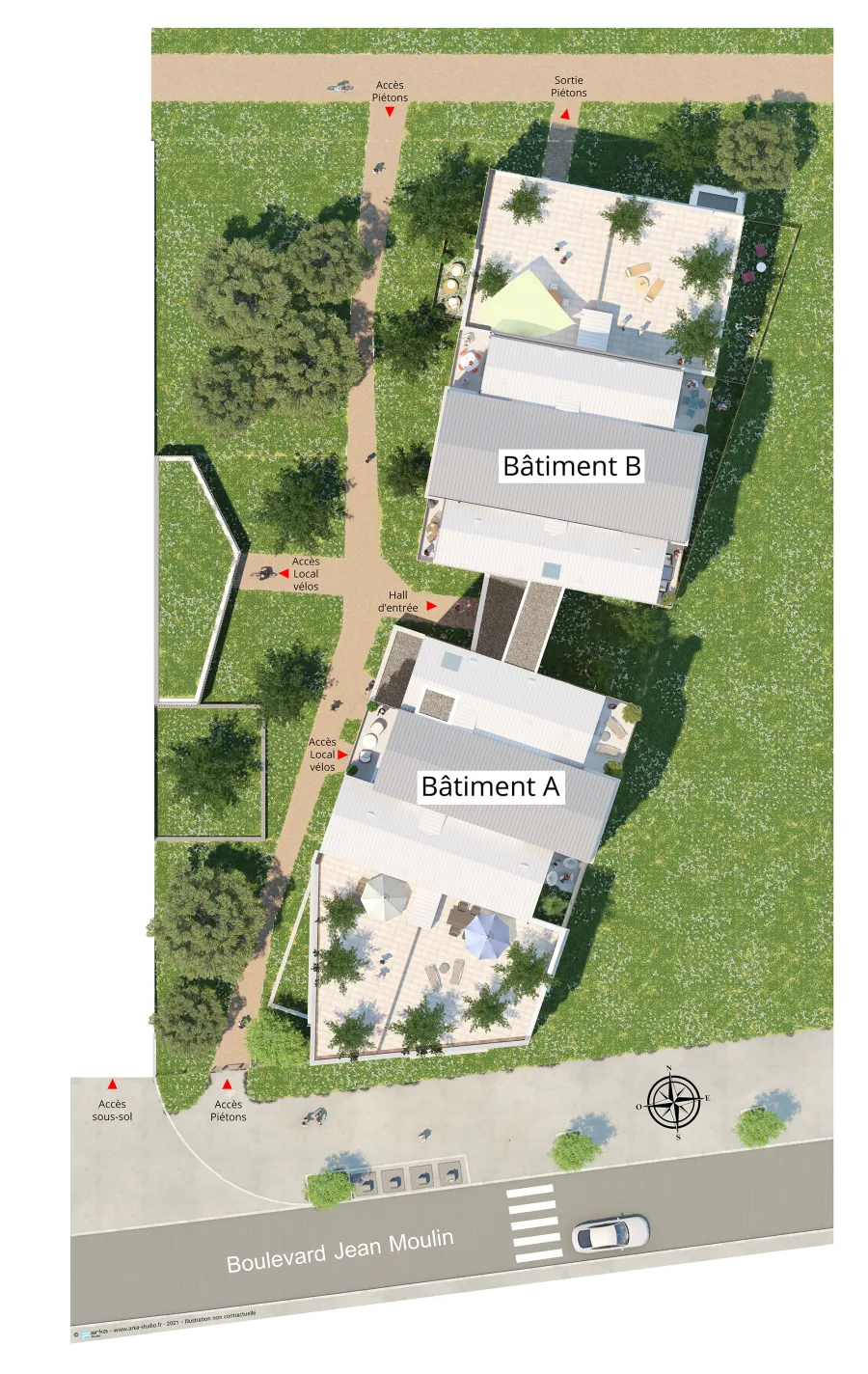 Superbe T3 de 63,33 m² à Angers 