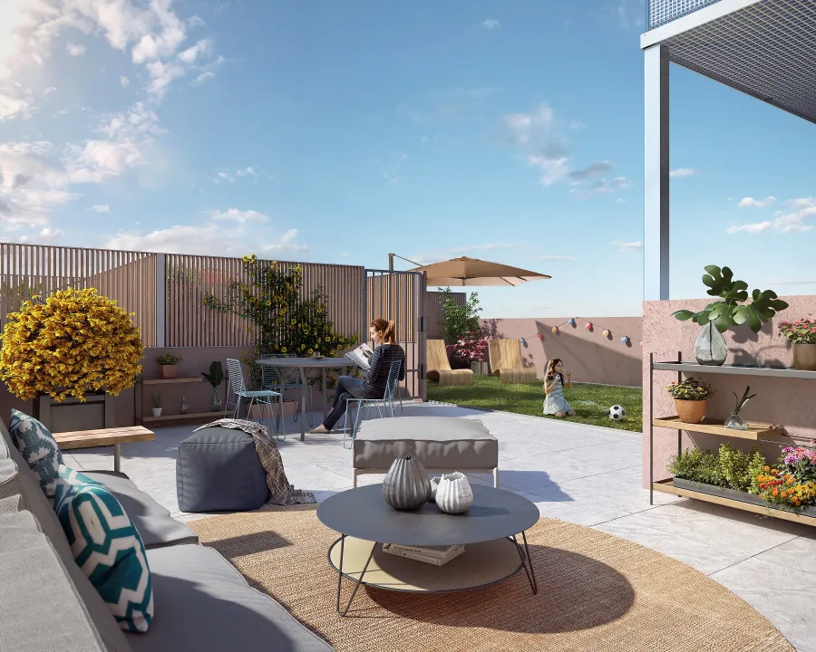 T4 de 89,41 m² à Massy