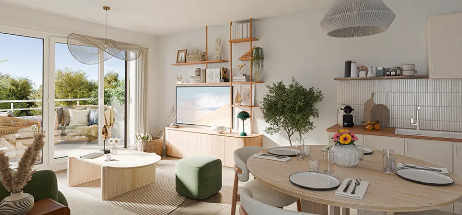 Investir en loi Jeanbrun : T2 de 50,08 m²