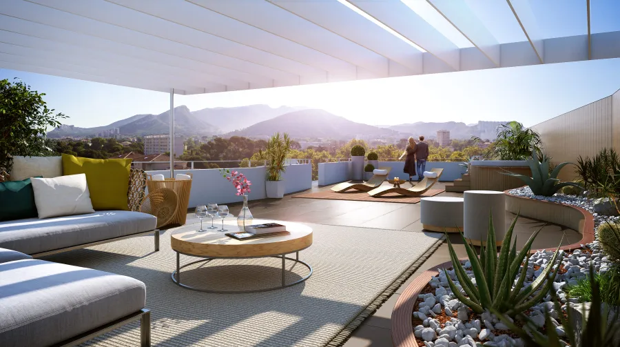 T3 de 63,82 m² à Marseille 9