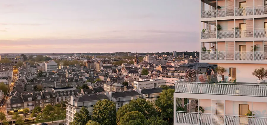 T2 de 44,35m² à Tours (dispositif Jeanbrun)