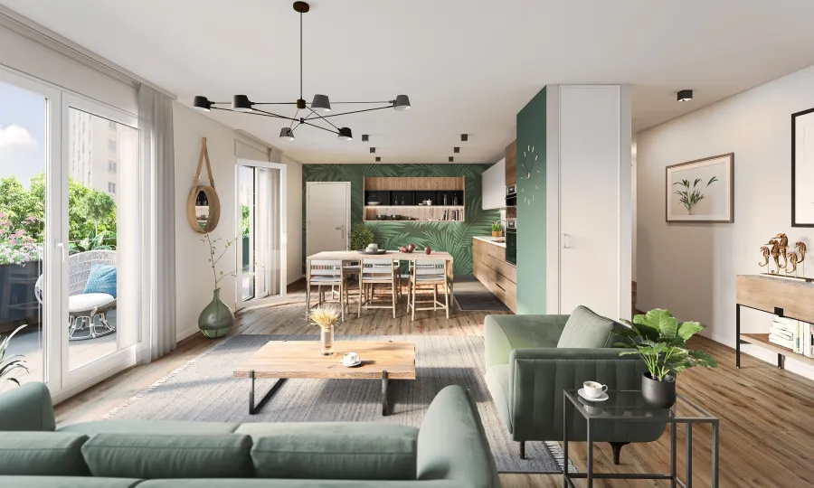 T2 de 46,80 m² à Meaux