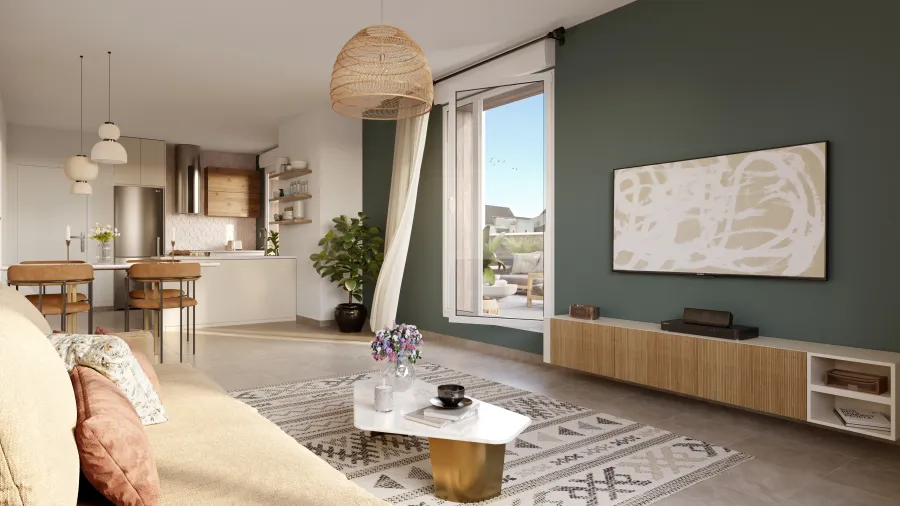 Superbe T1 de 38,34 m2 à Compiègne
