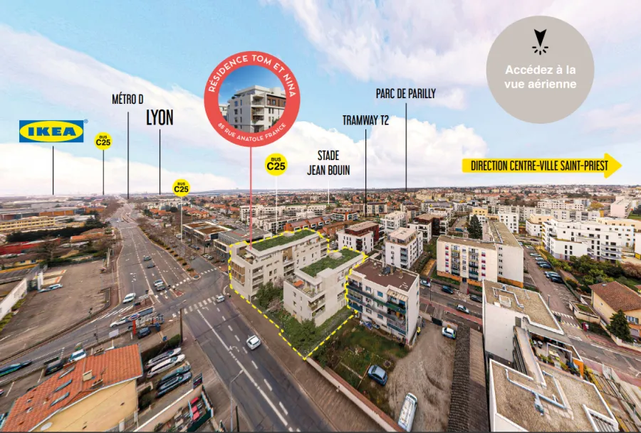 A Saint-Priest, T4 de 91,33 m²